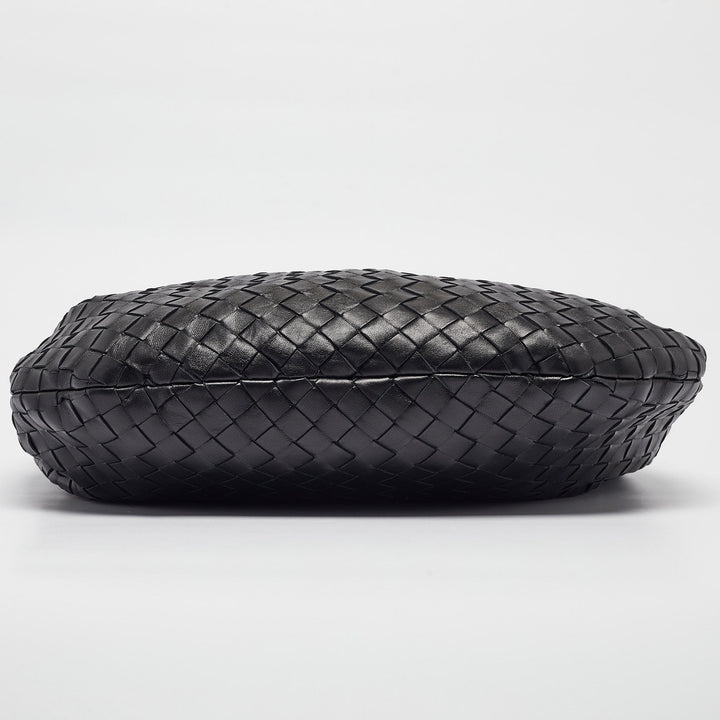 Bottega veneta Black Intrecciato Leather Small Jodie Hobo