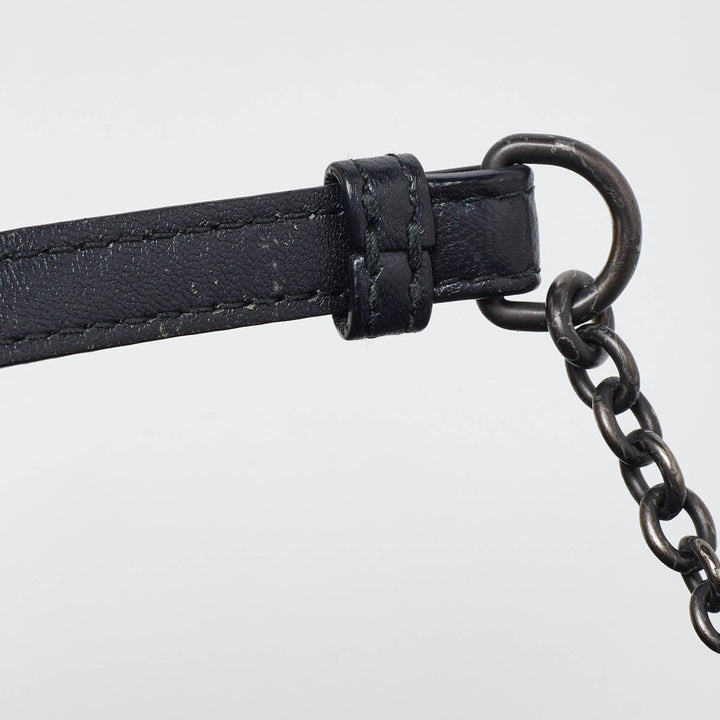 Bottega veneta Black Intrecciato Leather Shoulder Bag