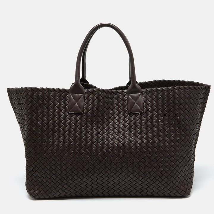 Bottega veneta Brown Intrecciato Leather Limited Edition 337/500 Cabat Tote