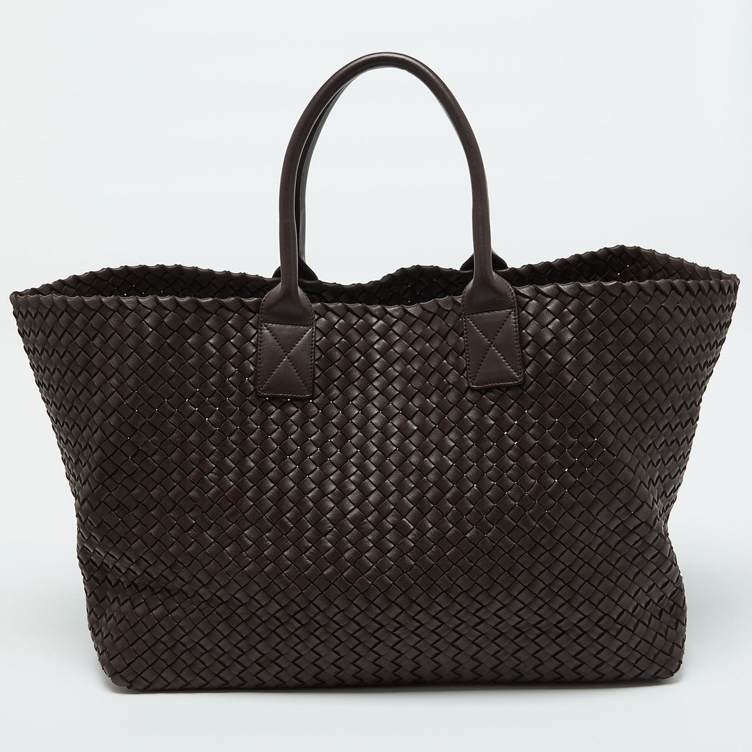 Bottega veneta Brown Intrecciato Leather Limited Edition 337/500 Cabat Tote