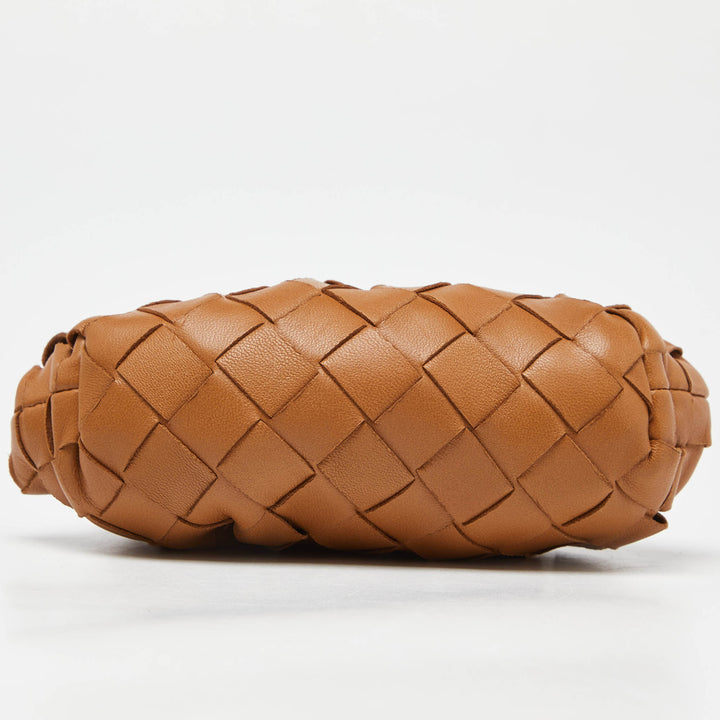 Bottega veneta Brown Leather The Pouch Coin Purse