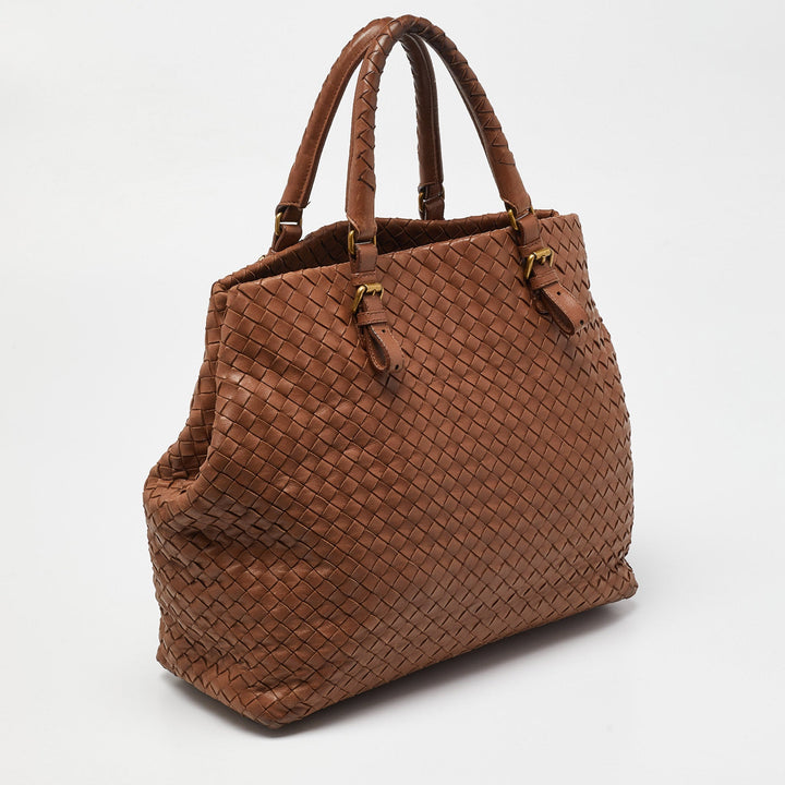Bottega veneta Brown Intrecciato Leather A-Shape Tote