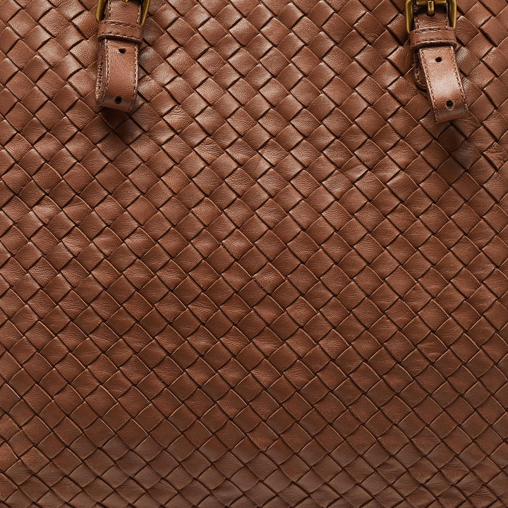 Bottega veneta Brown Intrecciato Leather A-Shape Tote