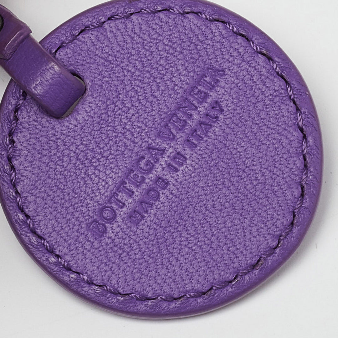 Bottega veneta Purple Intrecciolusion Nylon and Leather Medium Tote