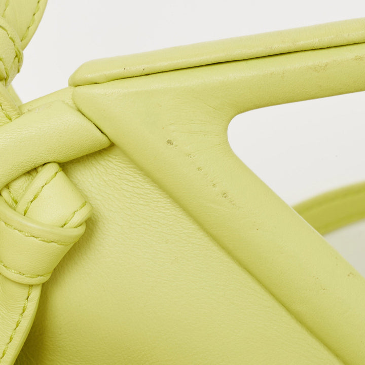 Bottega veneta Light Green Leather Small Point Shoulder Bag