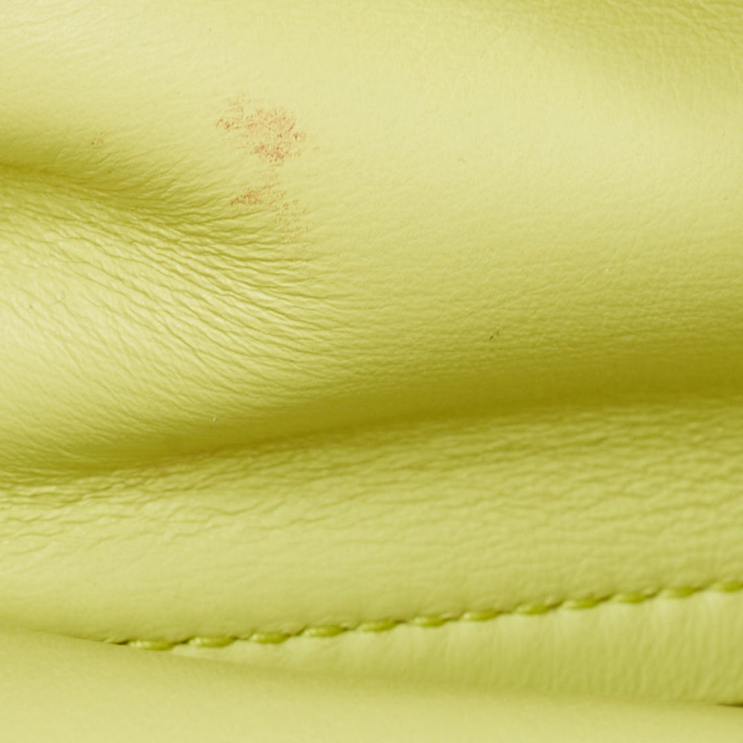 Bottega veneta Light Green Leather Small Point Shoulder Bag