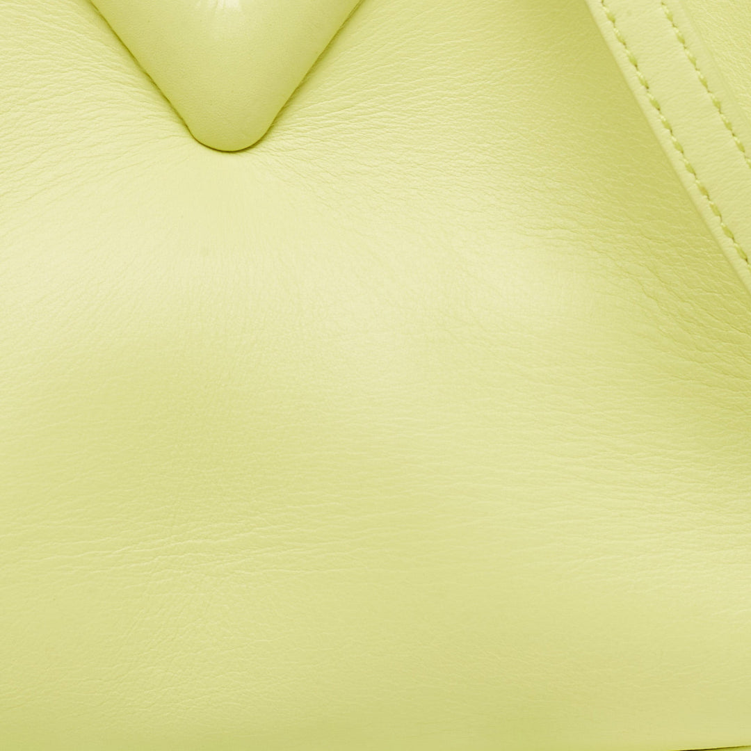 Bottega veneta Light Green Leather Small Point Shoulder Bag