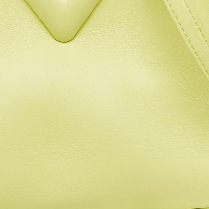 Bottega veneta Light Green Leather Small Point Shoulder Bag