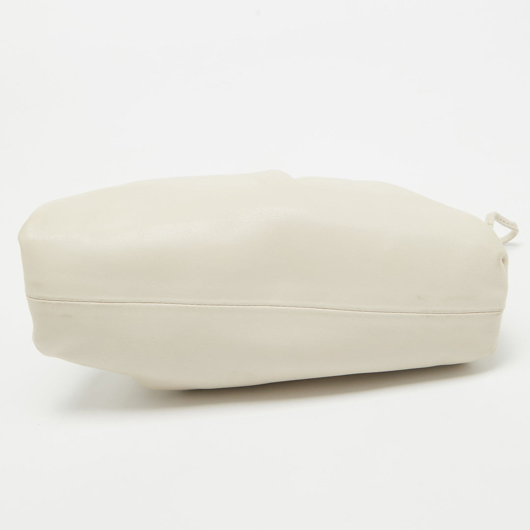 Bottega veneta Off White Leather Mini The Pouch Bag