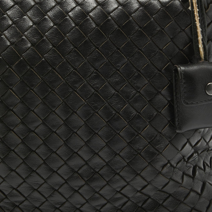 Bottega veneta Dark Choco Brown Intrecciato Leather Cube Shoulder Bag