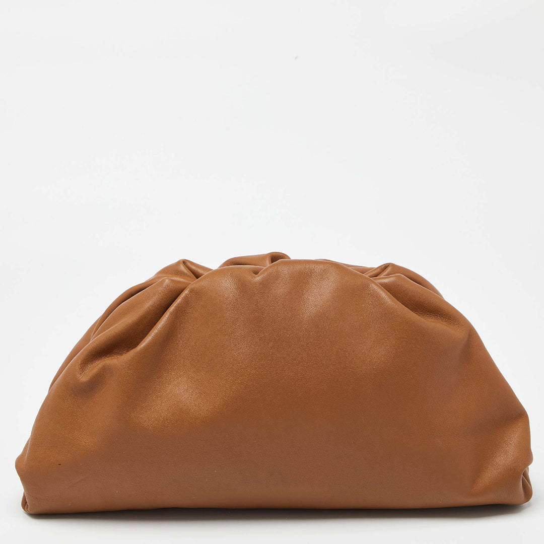 Bottega veneta Brown Leather The Pouch Clutch