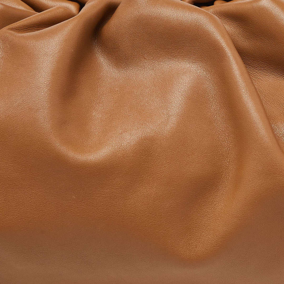 Bottega veneta Brown Leather The Pouch Clutch