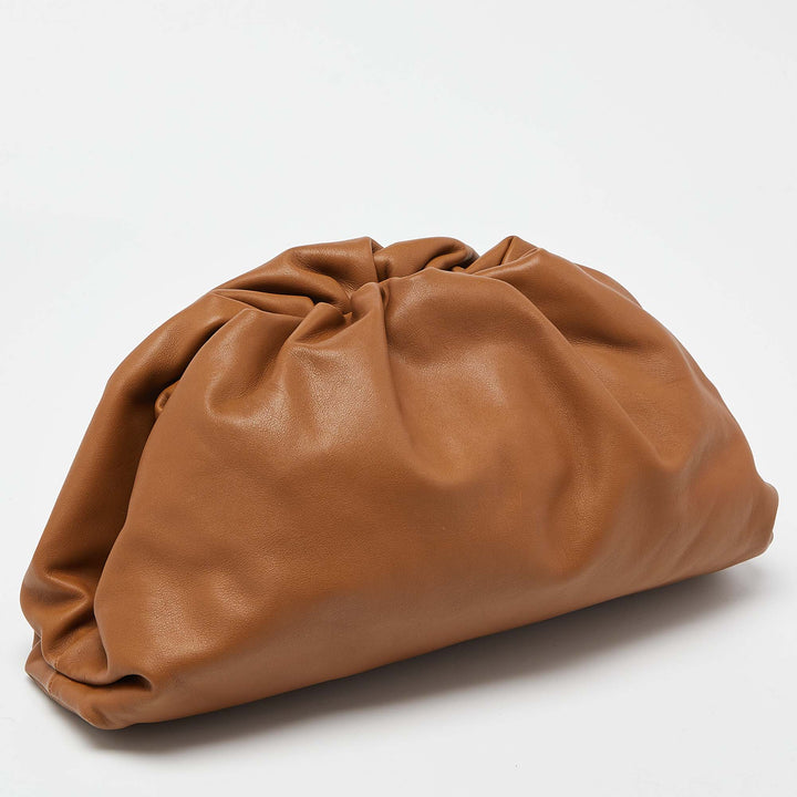 Bottega veneta Brown Leather The Pouch Clutch