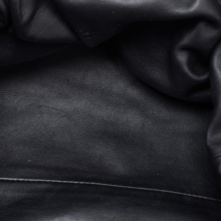 Bottega veneta Black Leather The Pouch Clutch