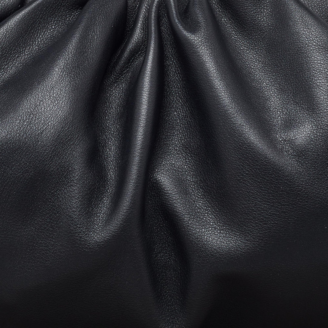 Bottega veneta Black Leather The Pouch Clutch