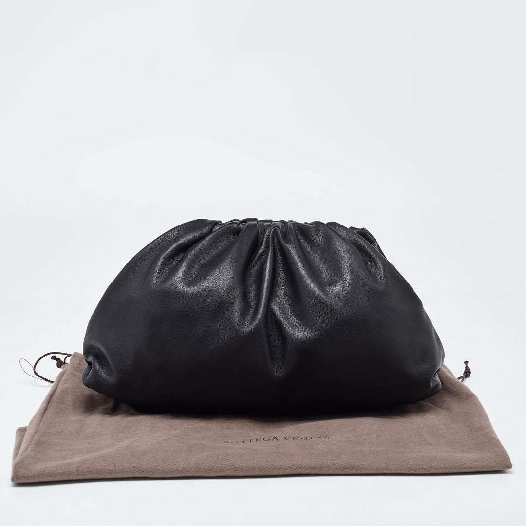 Bottega veneta Black Leather The Pouch Clutch