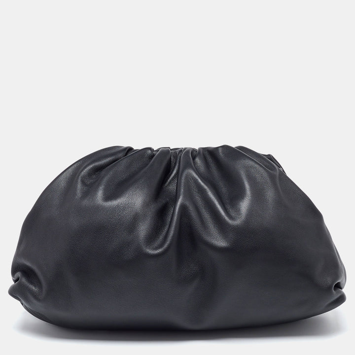 Bottega veneta Black Leather The Pouch Clutch