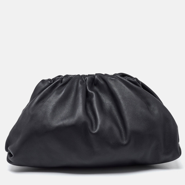 Bottega veneta Black Leather The Pouch Clutch