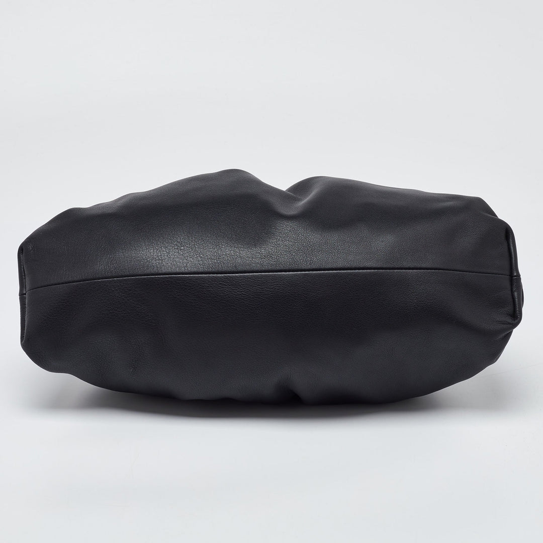 Bottega veneta Black Leather The Pouch Clutch