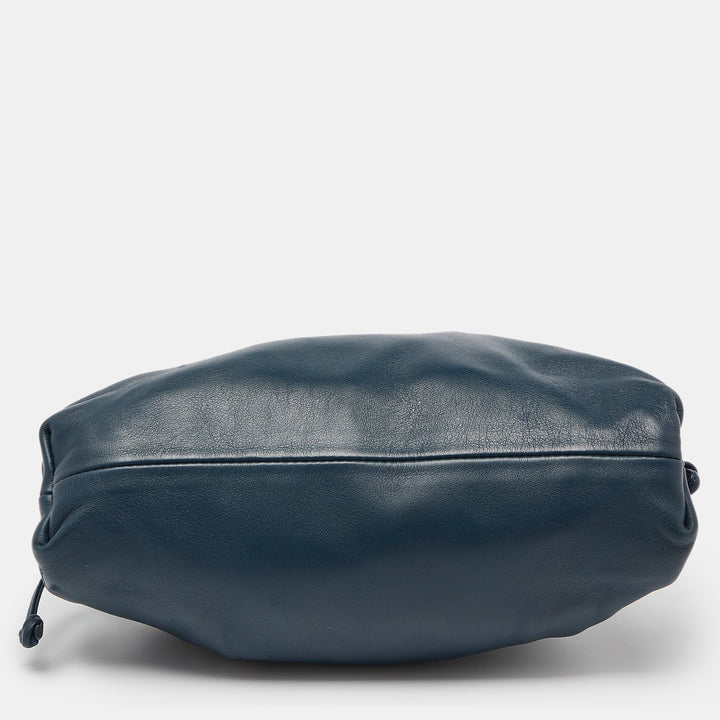 Bottega veneta Blue Leather Mini The Pouch Bag