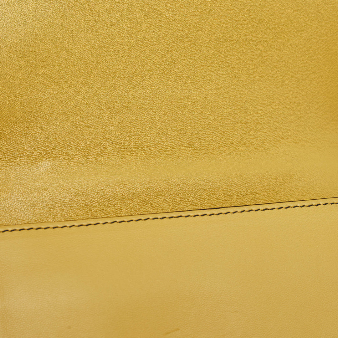 Bottega veneta Light Yellow Intrecciato Leather Mini Runway Shoulder Bag