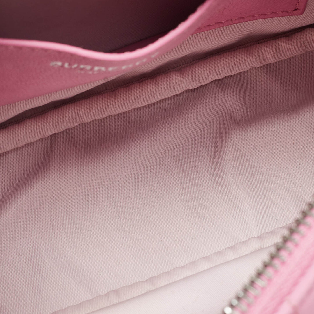 Burberry Pink Quilted Leather Mini Lola Camera Bag