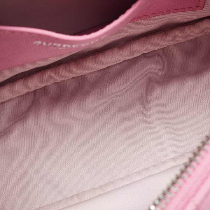 Burberry Pink Quilted Leather Mini Lola Camera Bag