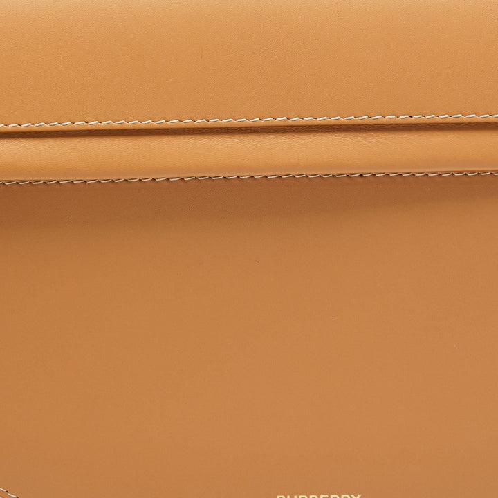 Burberry Warm Sand Leather Medium Olympia Shoulder Bag