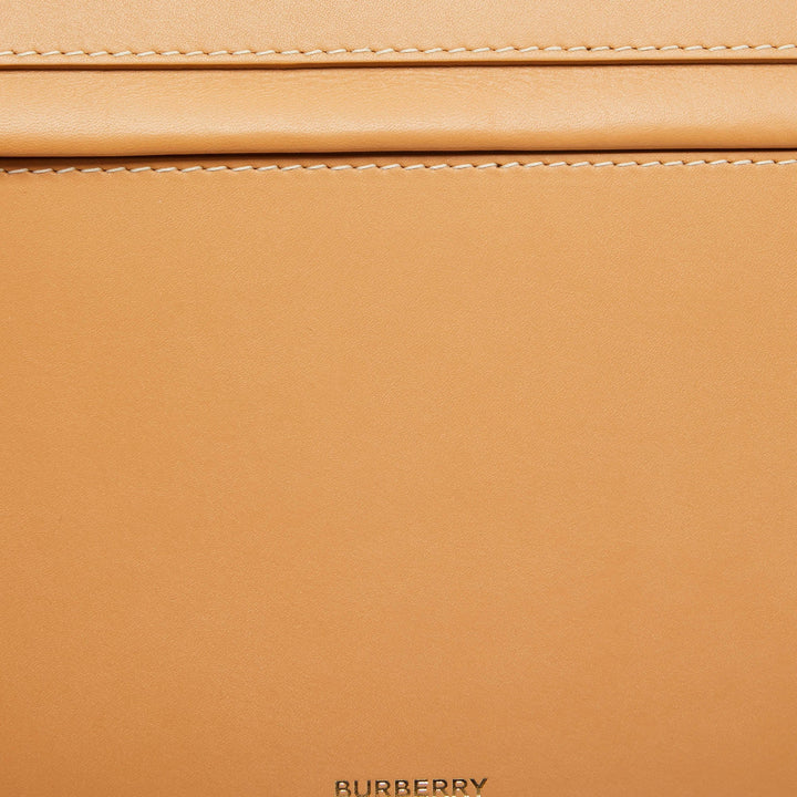 Burberry Warm Sand Leather Medium Olympia Shoulder Bag