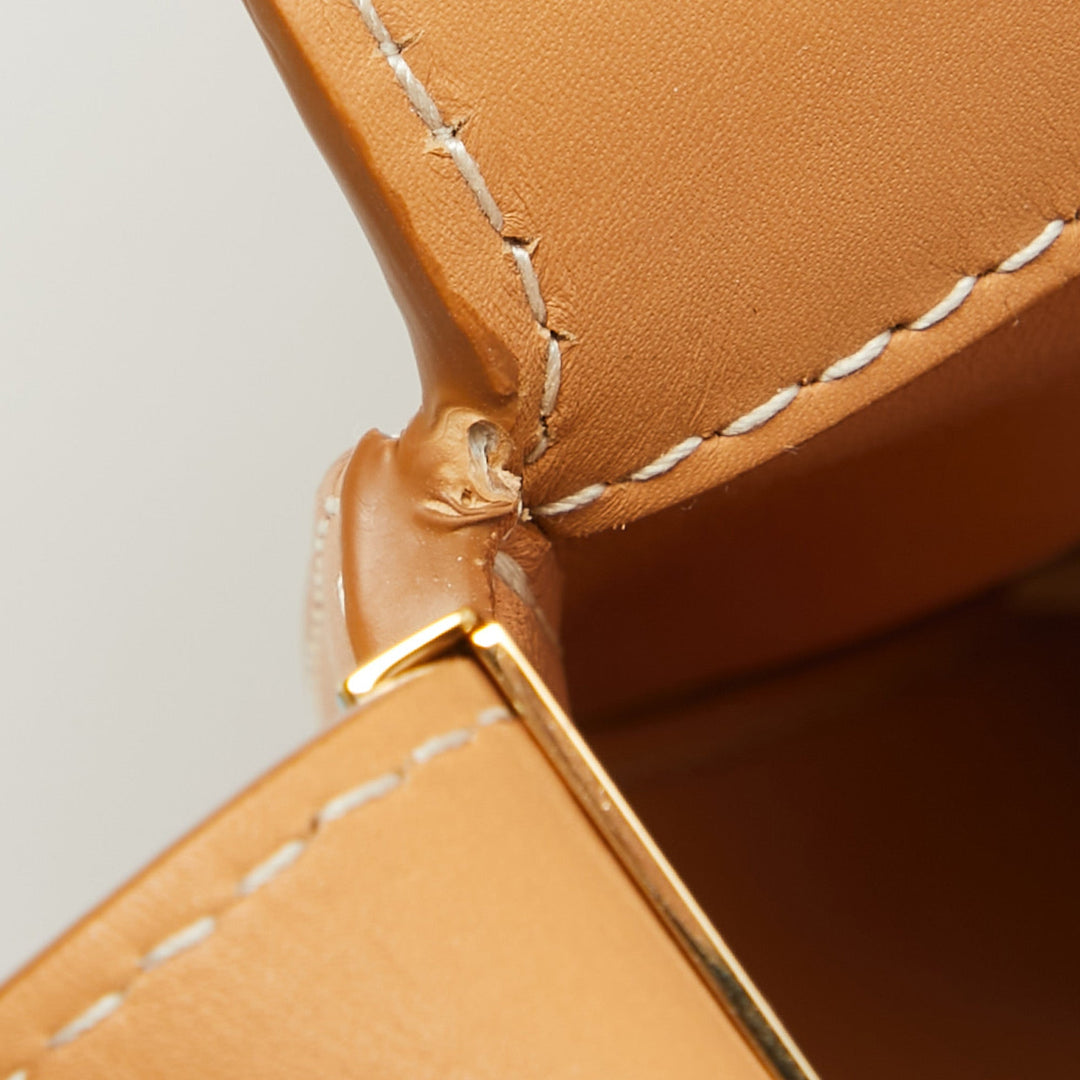 Burberry Warm Sand Leather Medium Olympia Shoulder Bag