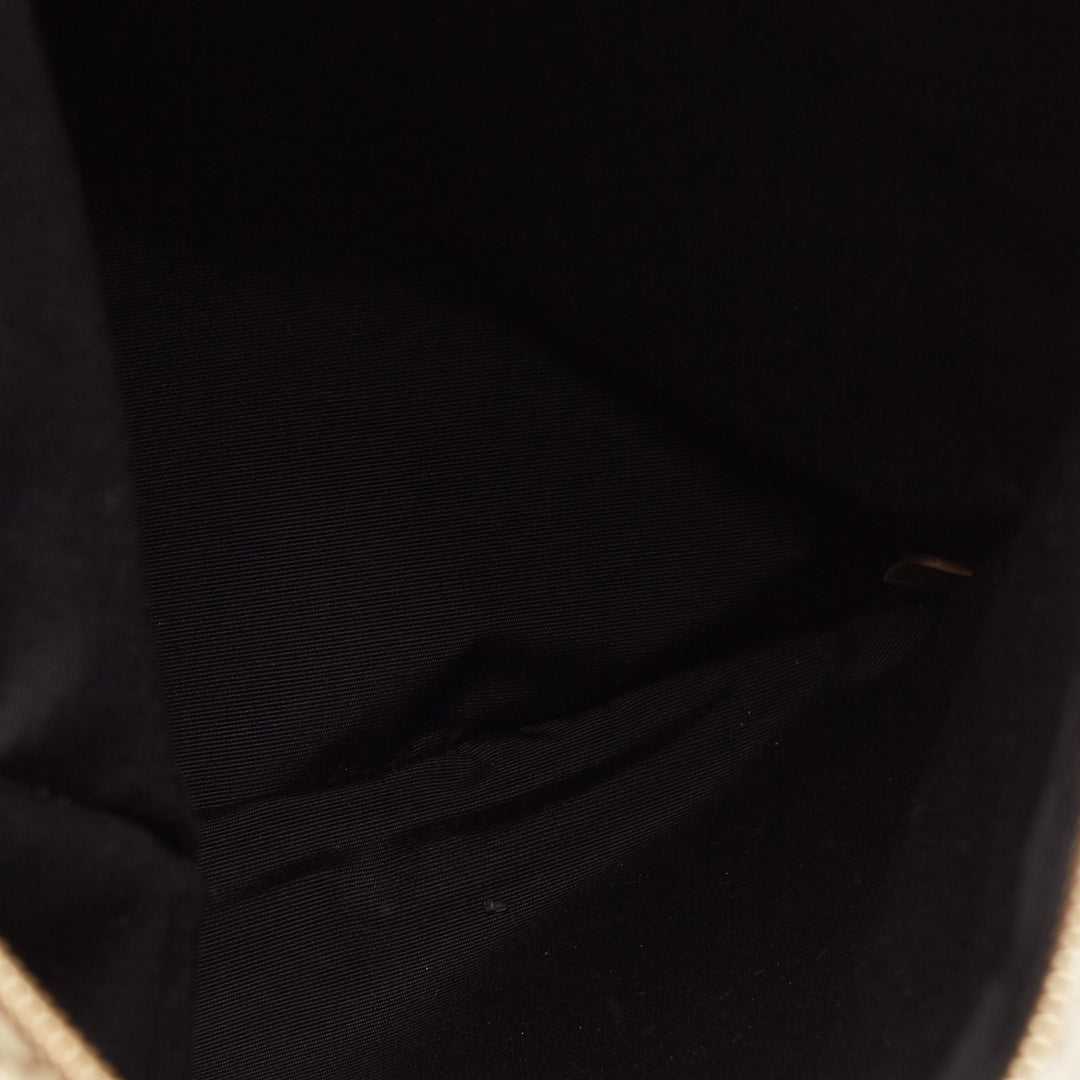 Top Quality Burberry Gold Bullion Fringing Paillette-Embellished Satin Flag Bag