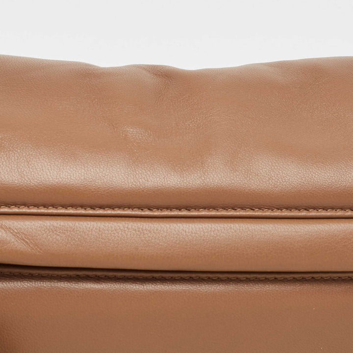 BURBERRY Brown Leather Small Olympia Shoulder Bag