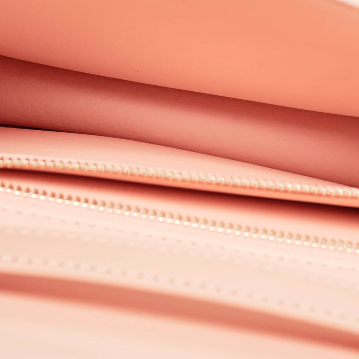 BURBERRY Peach PInk Leather Small TB Shoulder Bag