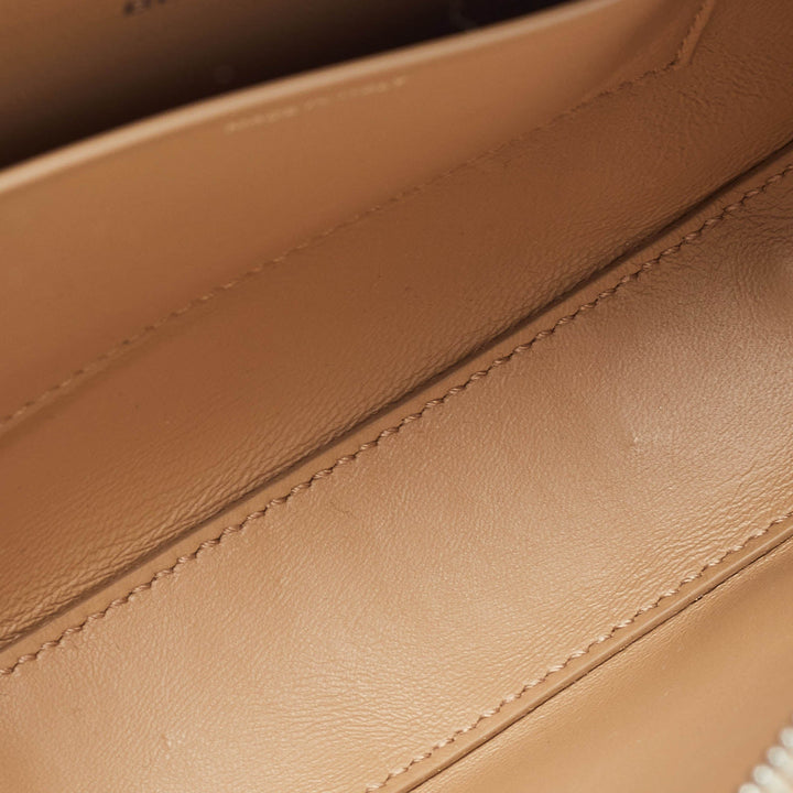 Top Quality Burberry Gold Leather Mini Olympia Zip Chain Bag