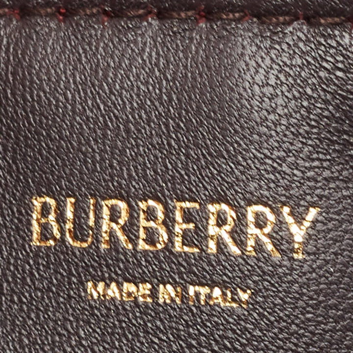 BURBERRY Ripple IP Check Fabric Mini Shield Sling Bag