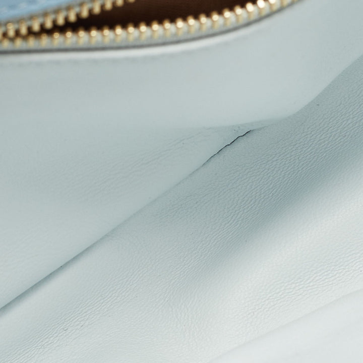 Burberry Light Blue Soft Leather Small Olympia Bag