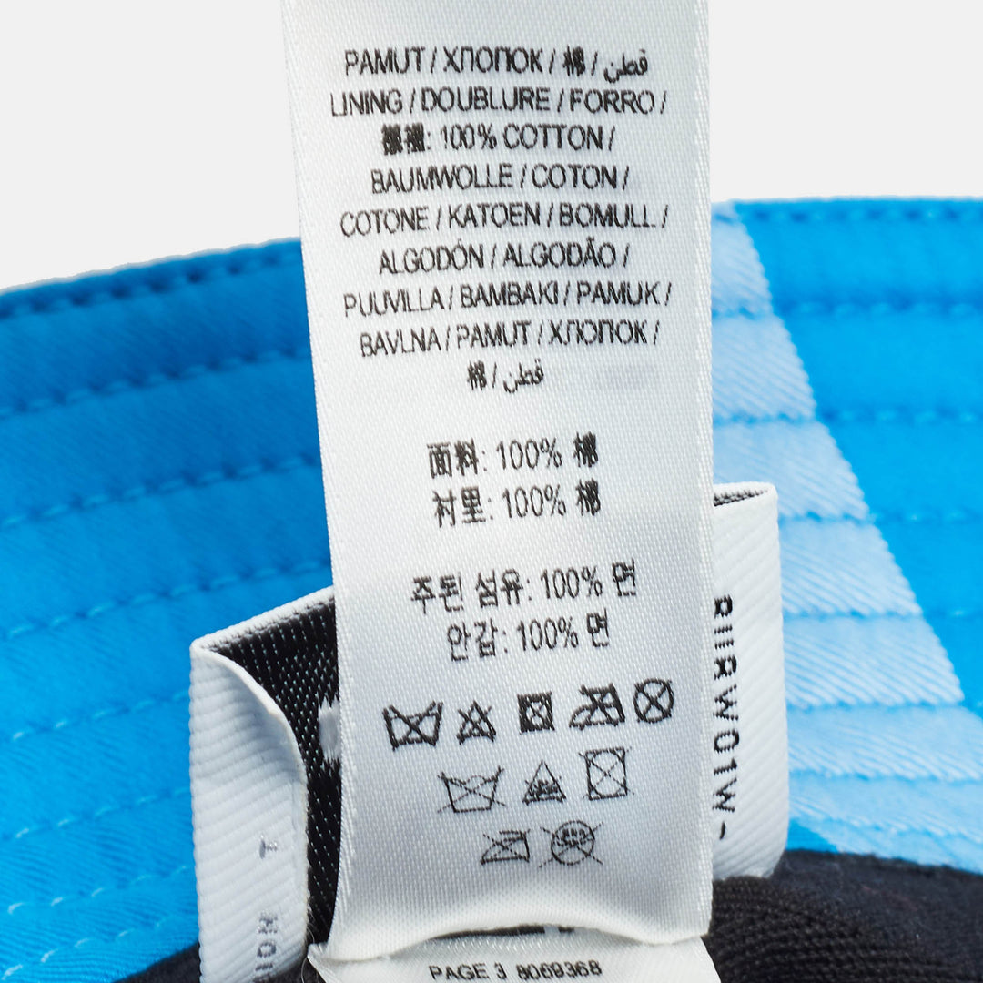 Burberry Cotton Checked Bucket Hat M