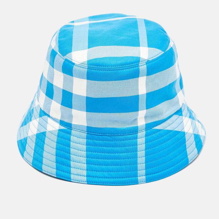 Burberry Cotton Checked Bucket Hat M