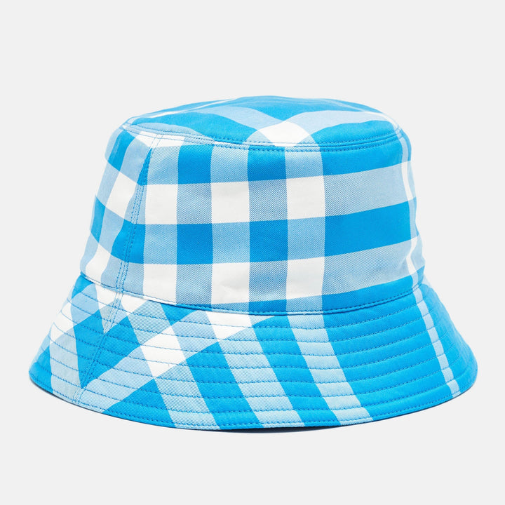 Burberry Cotton Checked Bucket Hat M