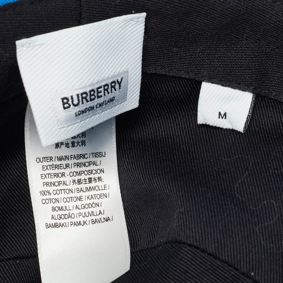 Burberry Cotton Checked Bucket Hat M