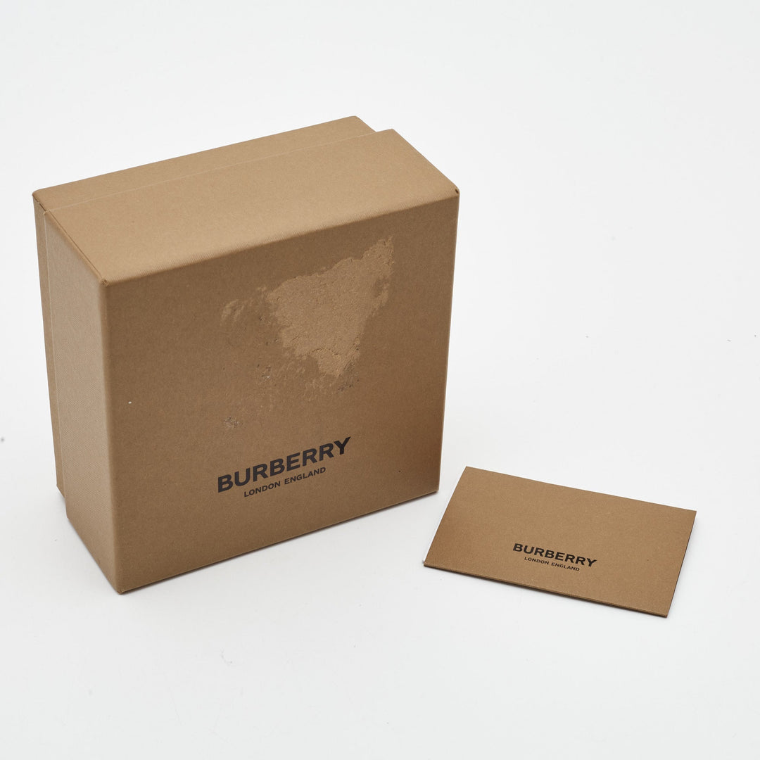 Burberry Crystal Nut & Bolt Two Tone Drop Earrings