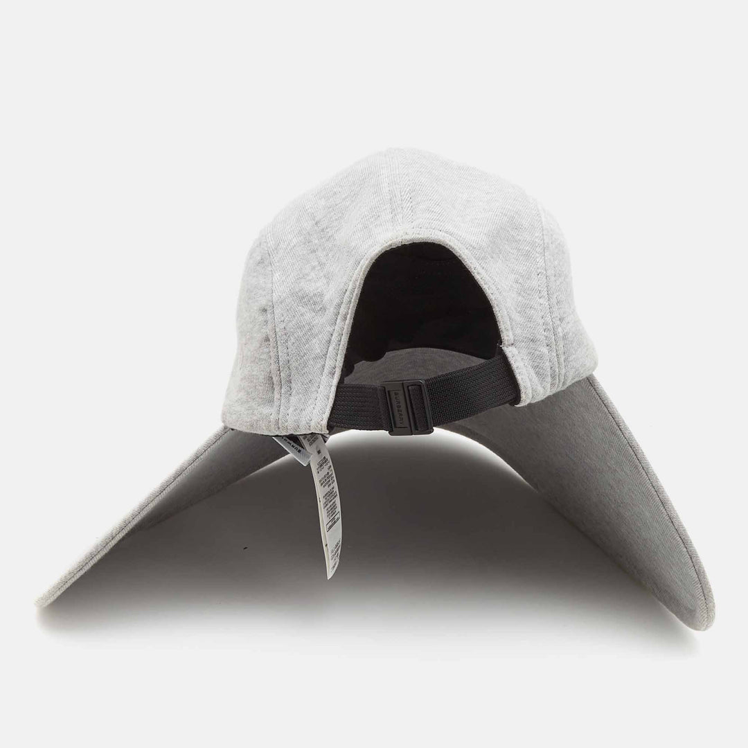 BURBERRY Grey Logo Applique Bonnet Cap L