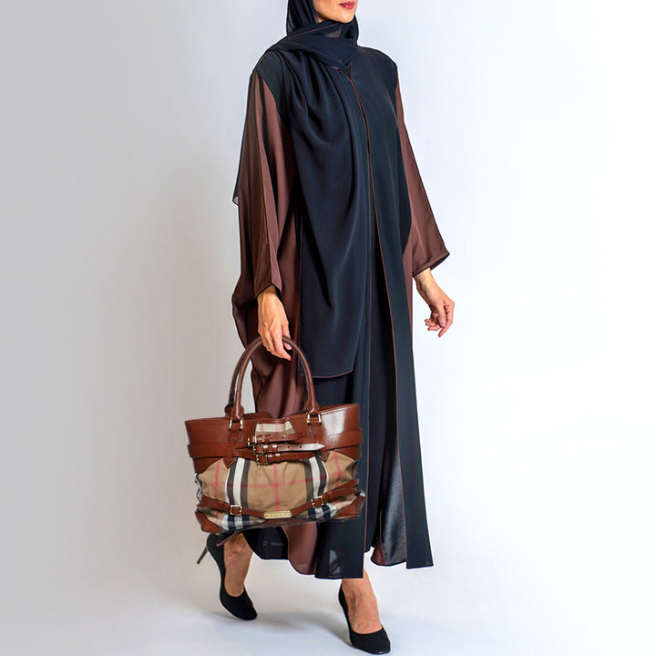 Burberry Beige/Brown House Check Canvas and Leather Medium Bridle Lynher Tote