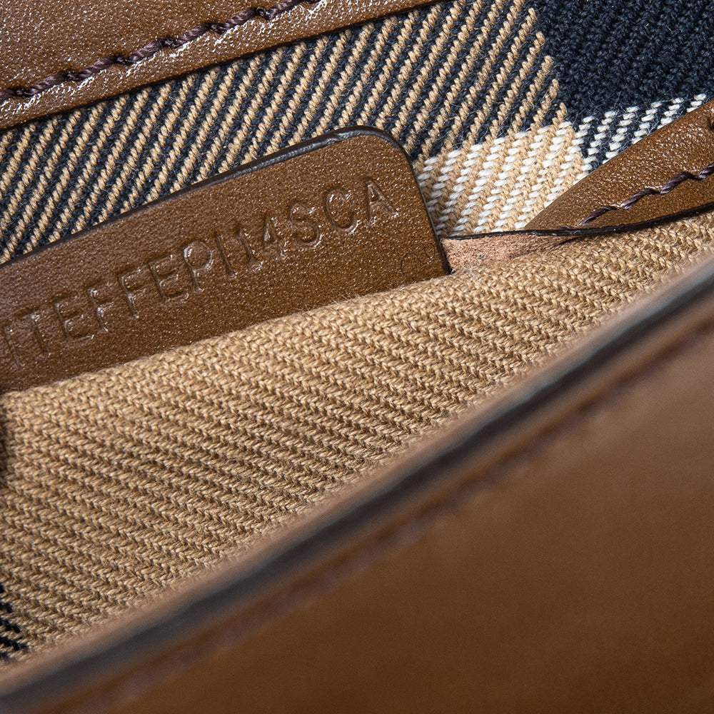 Top Quality Burberry Brown Leather Abbott Shoulder Bag