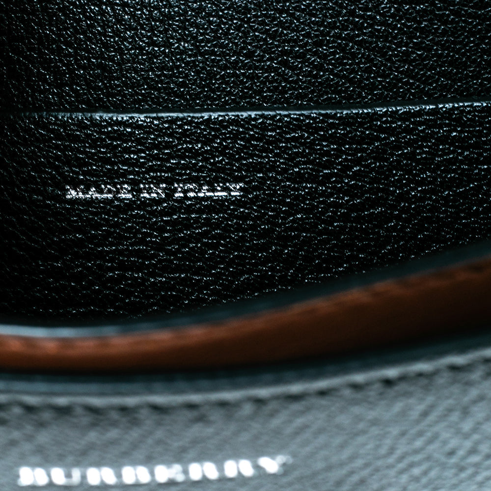 Burberry Brown/Black Leather Small D-Ring Shoulder Bag