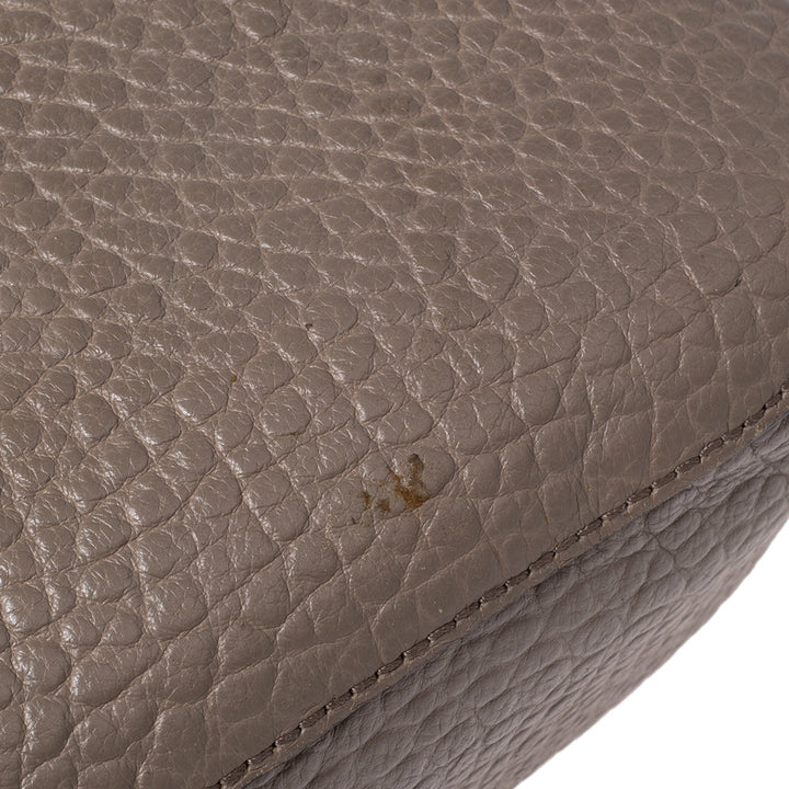 Burberry Grey Grain Leather Orchard Satchel