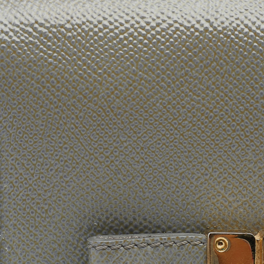 Burberry Grey Patent Leather Berkeley Crossbody Bag