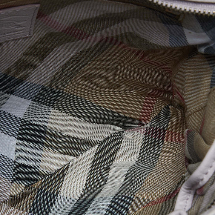 Top Quality Burberry Lavender Leather Crossbody Bag w/Wallet