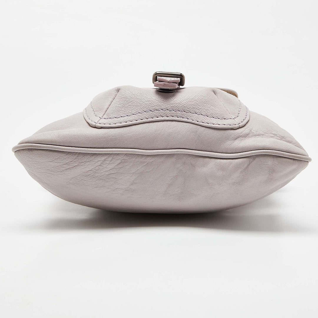 Top Quality Burberry Lavender Leather Crossbody Bag w/Wallet