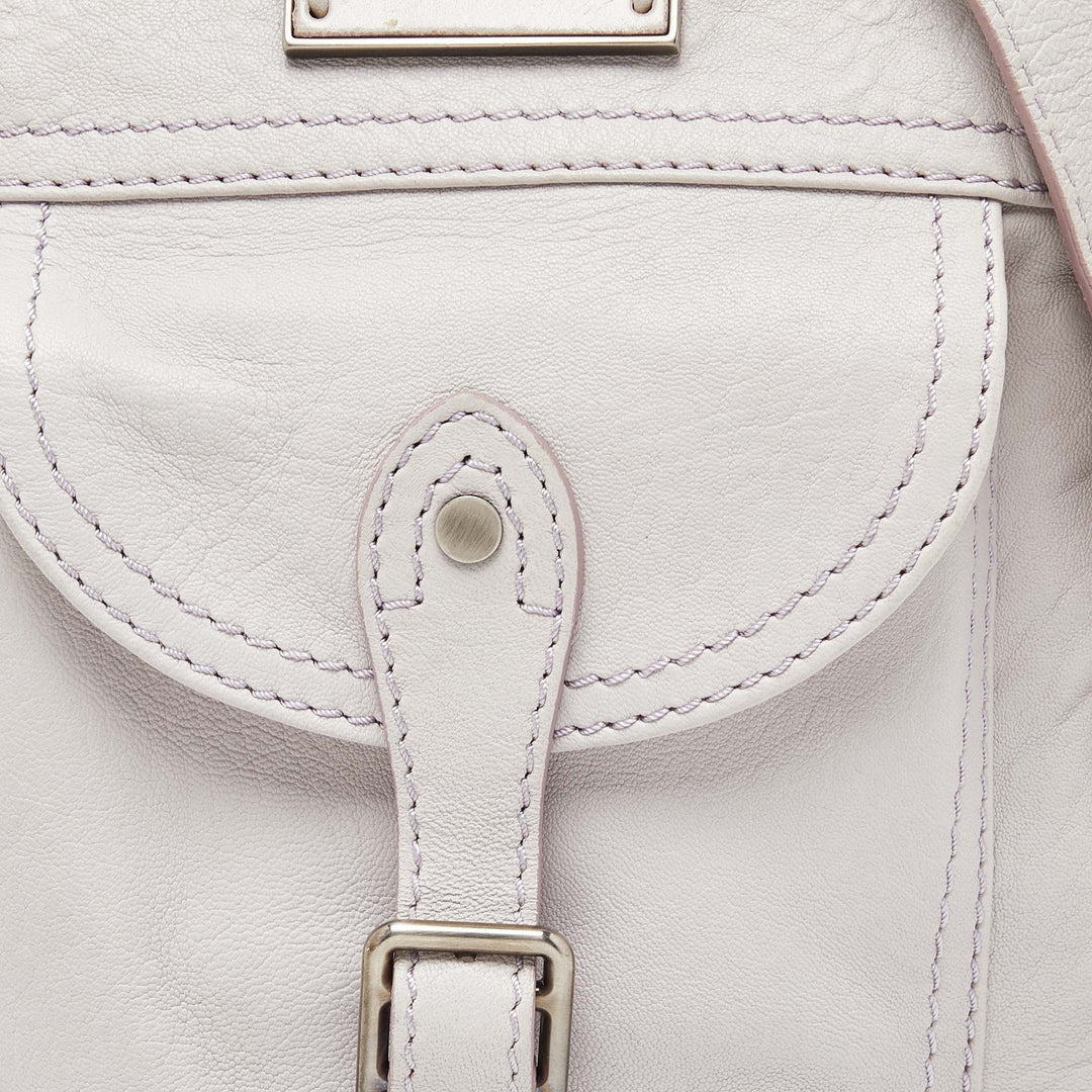 Top Quality Burberry Lavender Leather Crossbody Bag w/Wallet